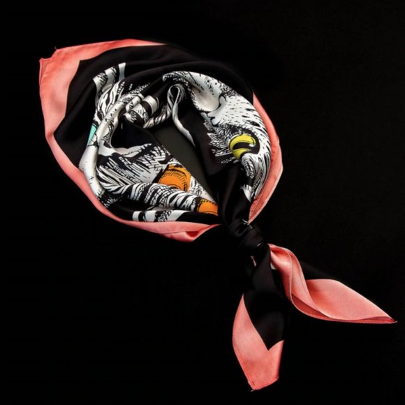 Cat Eyes | Etched Drawing of Cats Scarf or Bandana - Picture 5 of 6